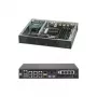 Supermicro SuperServer E300-8D - Servidor - Mini-1U - 1 vía - 1 x Xeon D-1518 / 2,2 GHz - RAM 0 MB - sin HDD - AST2400 - GigE, 10 GigE - sin sistema operativo - pantalla: no