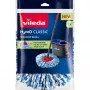 Recambio de fregona de microfibra VILEDA modelo 178330, azul/blanco, compatible con fregonas Vileda