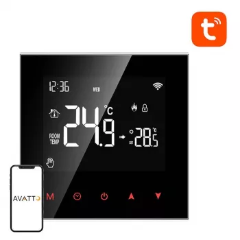 Termostato inteligente Avatto ZWT100 Zigbee 3A Tuya – control de termostato con conectividad Zigbee, salida 3A