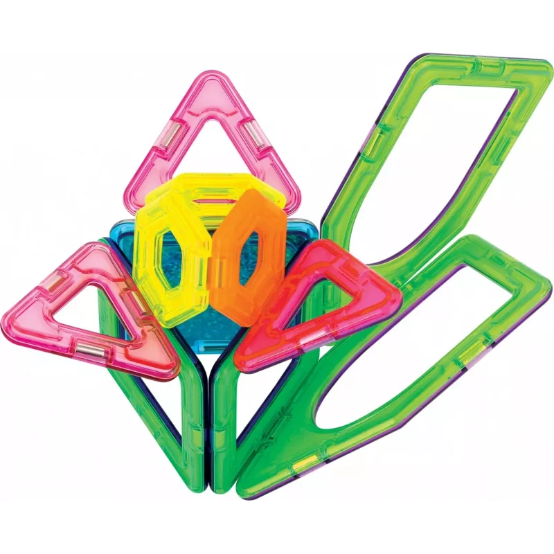 Set de construcción magnético MAGFORMERS Twinkling Garden — 27 piezas, placas de construcción magnéticas