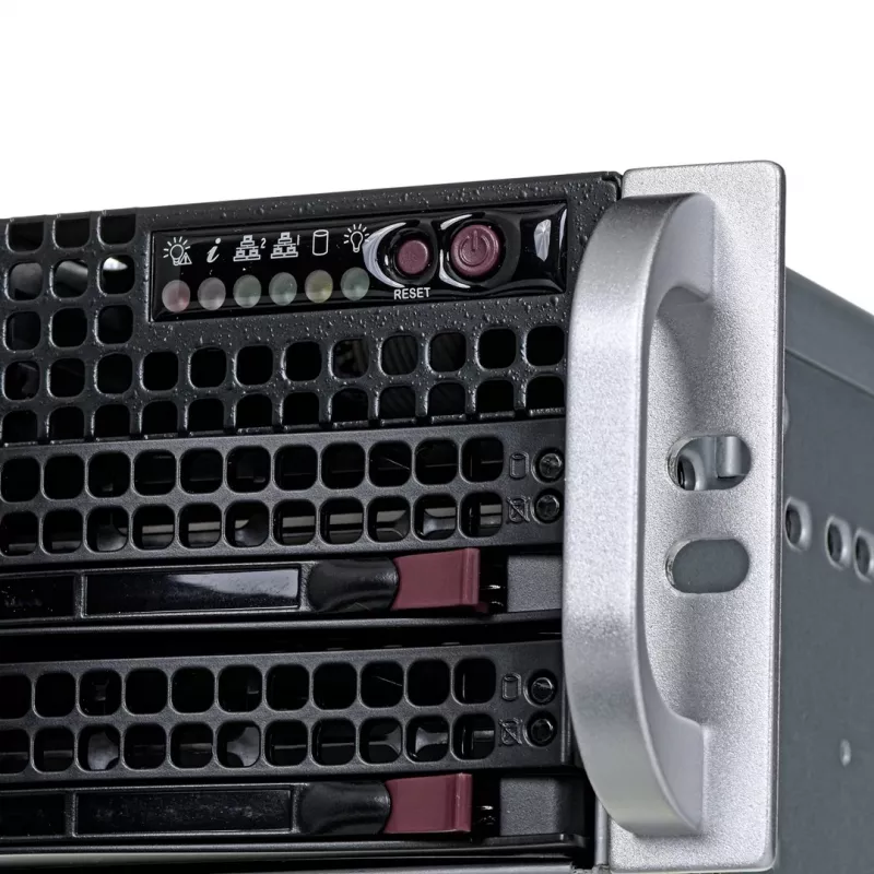 Caja de servidor Supermicro 825TQC-R802LPB rack negro