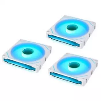 Ventilador para caja Lian Li UNI FAN SL-INF 140 ARGB Reverse Blade PWM - blanco, pack de 3