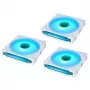 Ventilador para caja Lian Li UNI FAN SL-INF 140 ARGB Reverse Blade PWM - blanco, pack de 3