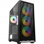 Caja de ordenador Sharkoon VK4 ARGB ATX negra