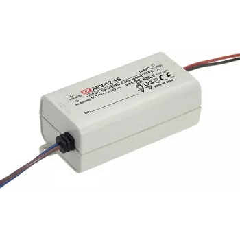MEAN WELL APV-12-12 - 12W - 90 - 264V - 47 - 63 Hz - 30 ms - 1145,7h - blanco (APV-12-12)
