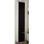 Armario cerrado Cama VIGO '180' 180/40/30 blanco/negro brillo