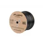 Cable de red LANBERG Cat5e U/UTP LCU5-21CU-0305-BK, 305 m, 24 AWG, funda PVC, negro