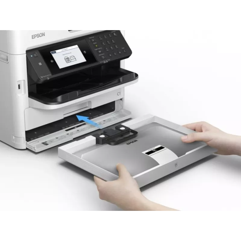 Impresora de inyección de tinta Epson WorkForce Pro WF-M5799DWF Multifunción monocromo A4, alto volumen de impresión 60.000–100.000 páginas