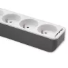 Regleta de alimentación Qoltec 50290 1,8 m 5 tomas de corriente para interior Blanco