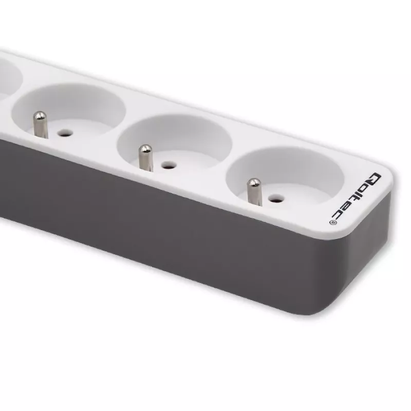 Regleta de alimentación Qoltec 50290 1,8 m 5 tomas de corriente para interior Blanco