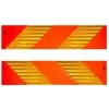 Señales de advertencia reflectantes IWH 97609, rectangular 565×130 mm, conforme con ECE 70.01