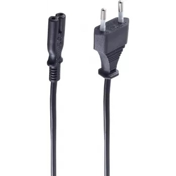 Cable de alimentación ShiverPeaks BS60002-2 Negro 2 m