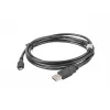 Cable USB 2.0 LANBERG CA-USBM-10CC-0018-BK, Micro-USB B a USB A, 1,8 m, negro