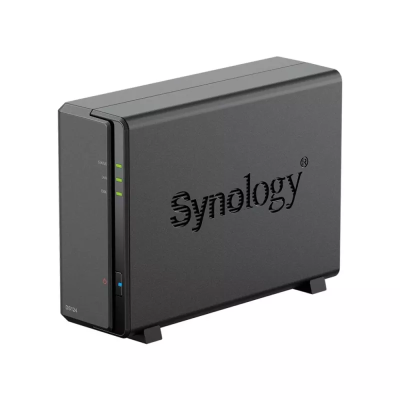 Synology DiskStation DS124 NAS/servidor de almacenamiento sobremesa Ethernet LAN negro RTD1619B