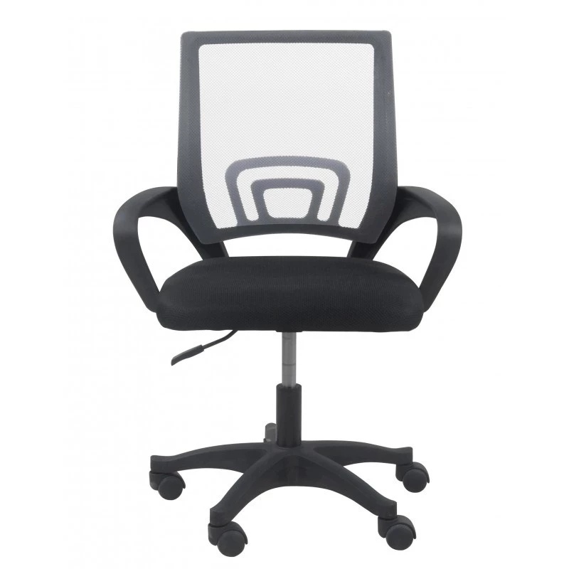 Topeshop FOTEL MORIS SZARY Silla de oficina/ordenador Asiento acolchado Respaldo de malla