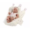 Muñeca bebé de vinilo 40 cm de Llorens con rasgos realistas y cuerpo blando