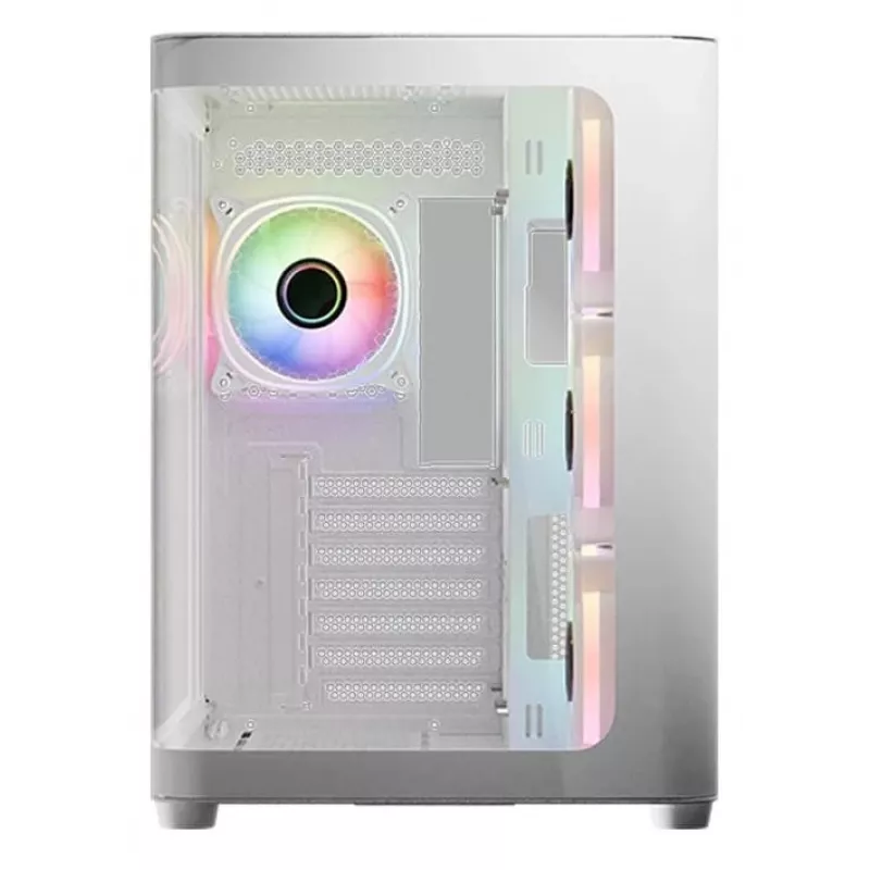 LC-Power Gaming 8001W Pro-Storm Light Caja Midi-Tower ATX, blanca (LC-8001W-ON)