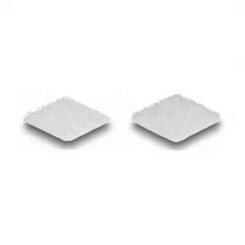 Puntos de velcro cuadrados autoadhesivos DeLOCK 64 uds. blanco