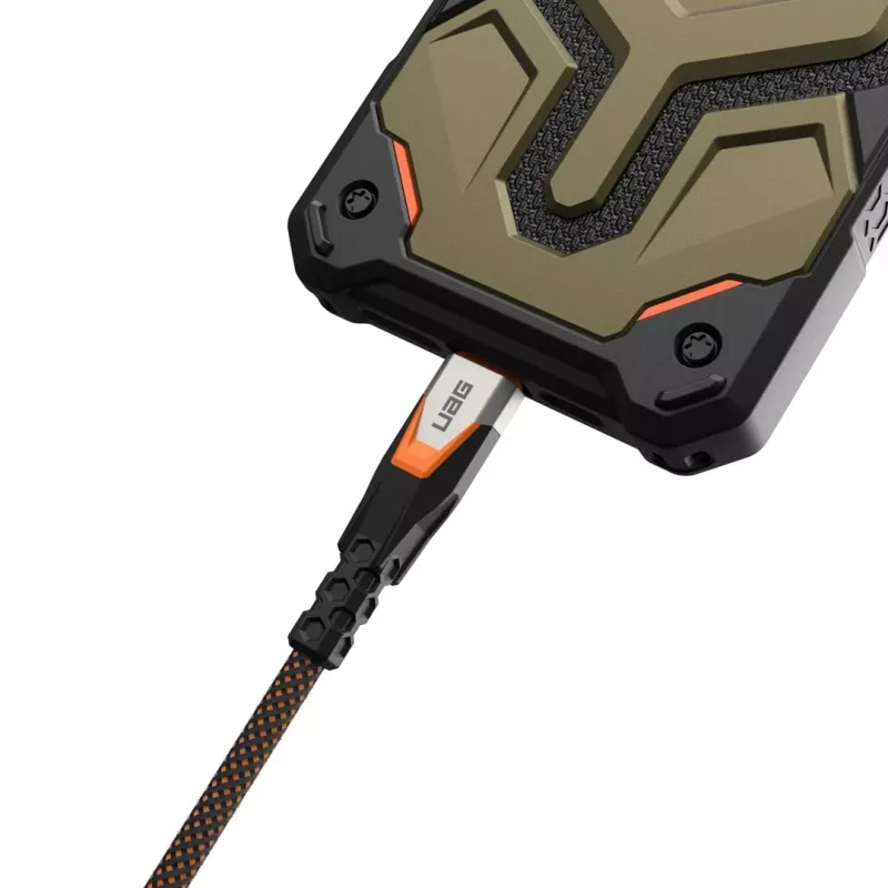 Cable USB-C a USB-C C2G 9B4415114097 USB 3.2 Gen 2x2 0,75 m – negro/naranja