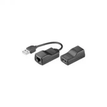 Wentronic Goobay convertidor CAT 5/5a/6 USB 1.1 - transmite señales USB a través de cable de red hasta 40 m (93321)