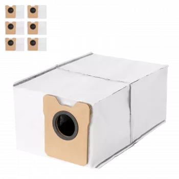 Bolsas de polvo pack de 6 para Eufy C10/C20 (gran capacidad) — compatible con robot aspirador Auto-Empty
