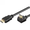 Goobay 61296 - Cable HDMI High Speed con conector en ángulo Ethernet 4Ka60Hz 2.0 - Cable - Digital/Display/Video