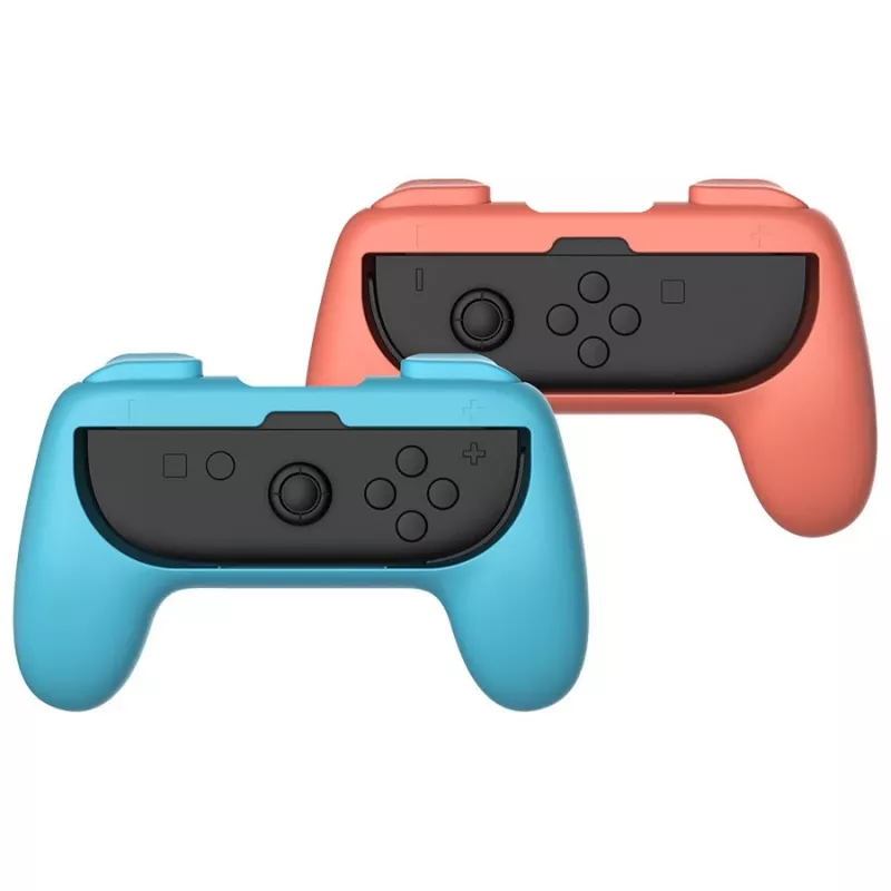 Empuñadura para mando Subsonic Joy-Cons Comfort Grip Switch y Switch 2 rosa turquesa