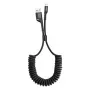Baseus cable en espiral Lightning 1m 2A (negro)