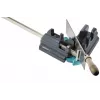 Caja de ingletes y tope Wolfcraft 6948200 — guía de ingletes, rango de medición 85–180°, para tablas de hasta 3 cm, negra