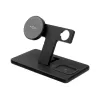 Fixed | MagPowerstation estación de carga inalámbrica 3 en 1 con soporte MagSafe | FIXMPOS-BK | Negro