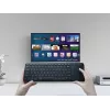Teclado inalámbrico RF TRACER TRAKLA46367 — tamaño completo, membrana, touchpad, 2,4 GHz, negro