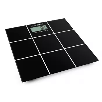 Báscula de baño Esperanza EBS004 - electrónica, 180 kg, cristal negro