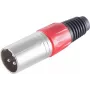 Conector XLR ShiverPeaks BS55002-G verde – conector de audio macho de 3 polos