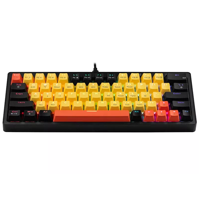 Teclado mecánico Tracer Gamezone EVO2 Hot Swap 63 (amarillo)