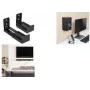 LogiLink soporte de pared para barra de sonido para 9-15,4 cm de ancho negro - Accesorio TV TFT/LCD (BP0209)