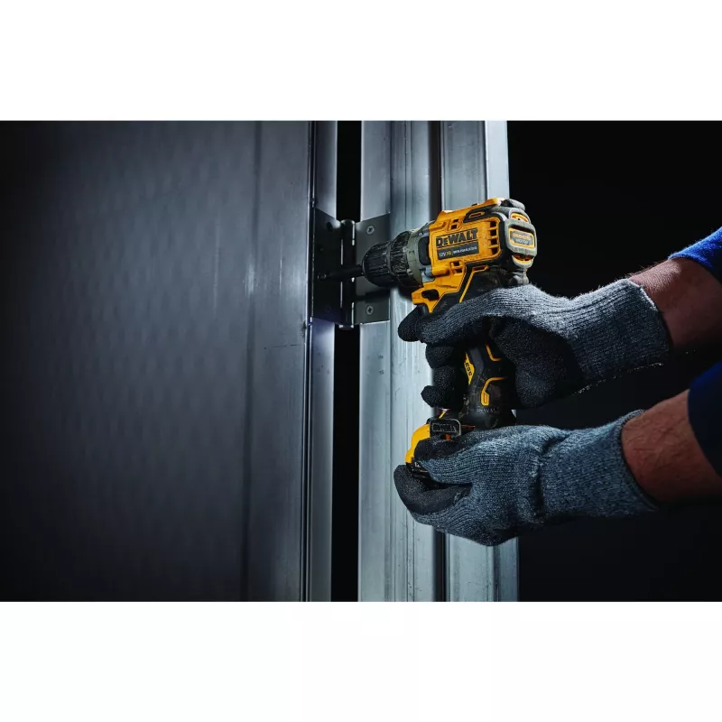 Atornillador a batería DeWALT DCD701D2-QW, 12V, 1500 rpm, 57,5 N·m, 2 baterías de 2 Ah
