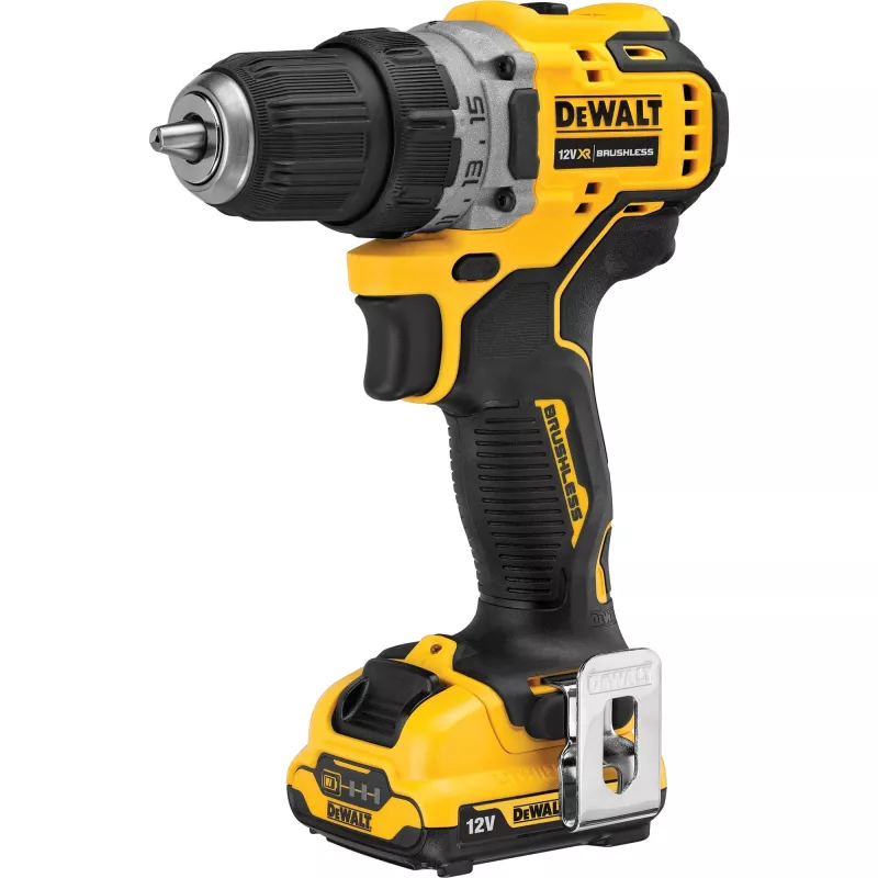 Atornillador a batería DeWALT DCD701D2-QW, 12V, 1500 rpm, 57,5 N·m, 2 baterías de 2 Ah