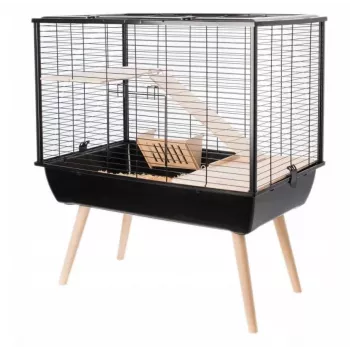 Zolux Cage Neo Muki para roedores grandes H58, negro