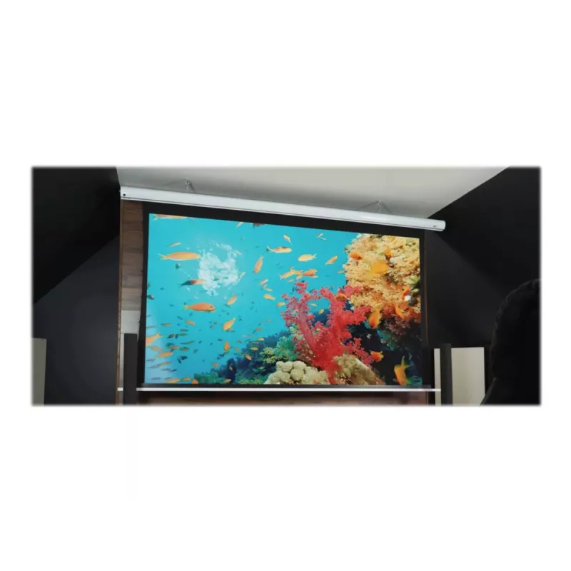 Pantalla de proyección motorizada Elite Screens Saker Tab Tension SKT150XHW2-E24 3,81 m (150 pulgadas) 16:9, visible A 3,32 m H 1,869 m