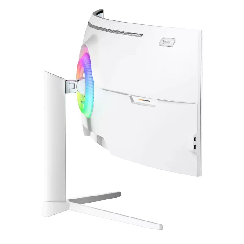 Monitor curvo Arozzi Nova 49 pulgadas (124,5 cm) Dual QHD 5120×1440 LED VA, 32:9, 4 ms, hub USB, altavoces, blanco