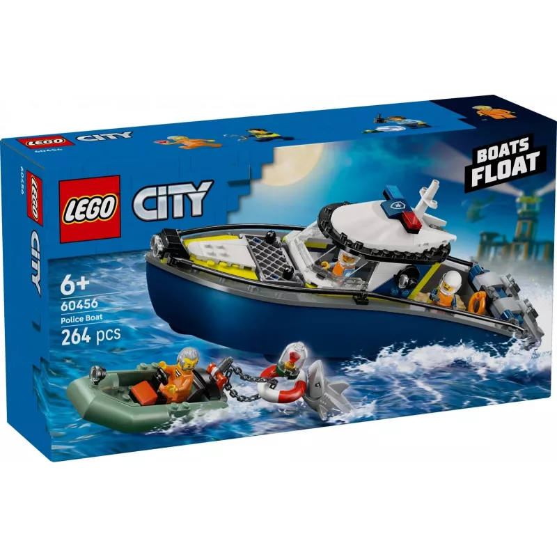 LEGO CITY 60456 Persecución en lancha de la policía