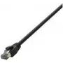 LogiLink - Cable de red - RJ-45 (M) a RJ-45 (M) - 15 m - SFTP, PiMF - CAT 8.1 - libre de halógenos, moldeado, redondo, con alivio de tracción - negro