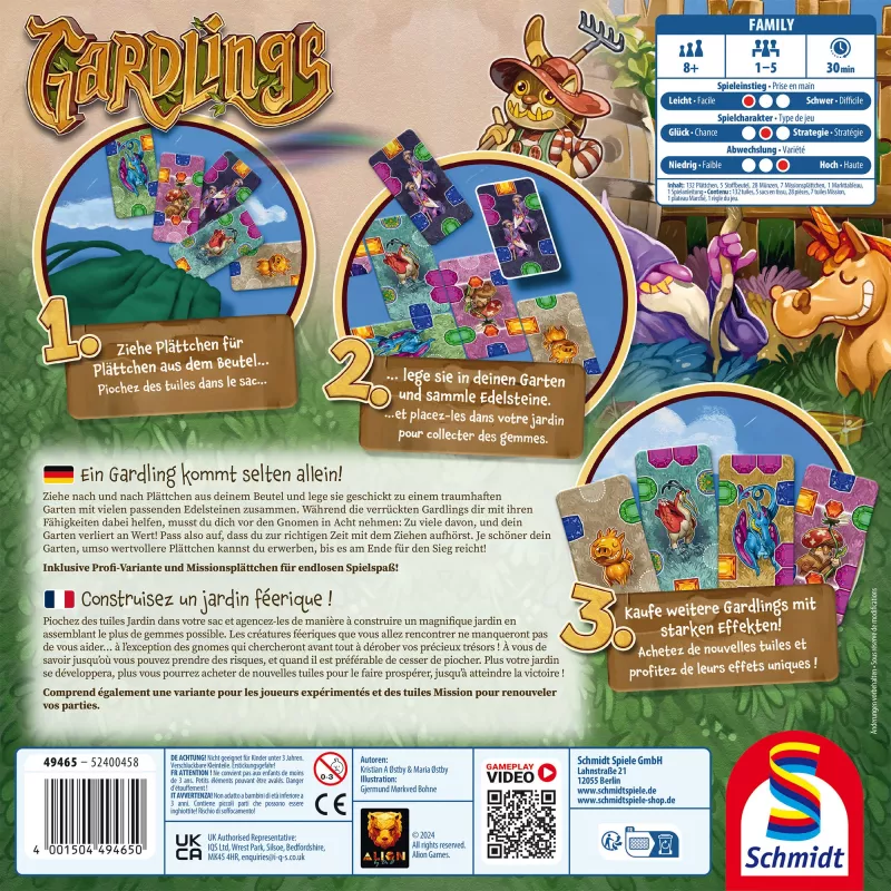 Gardlings, juego de mesa
