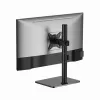 Soporte de sobremesa para monitor GEMBIRD MS-D1ST-03 totalmente articulado para pantallas de 17–32 pulgadas, acero, negro, VESA 75x75–100x100, 9 kg
