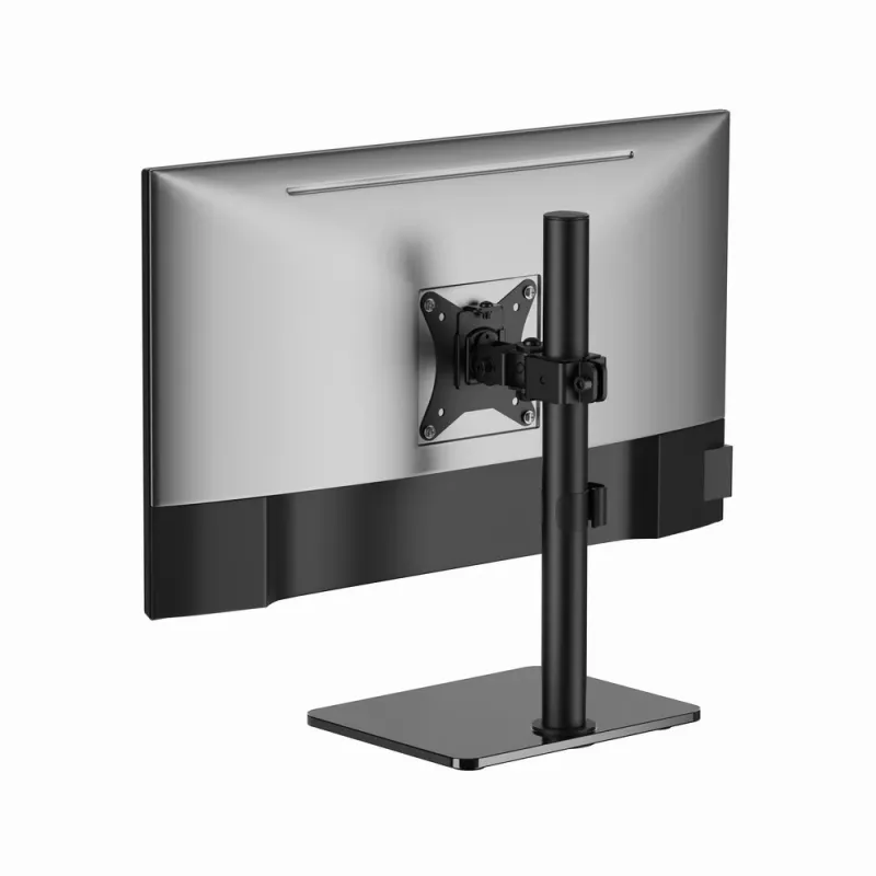 Soporte de sobremesa para monitor GEMBIRD MS-D1ST-03 totalmente articulado para pantallas de 17–32 pulgadas, acero, negro, VESA 75x75–100x100, 9 kg