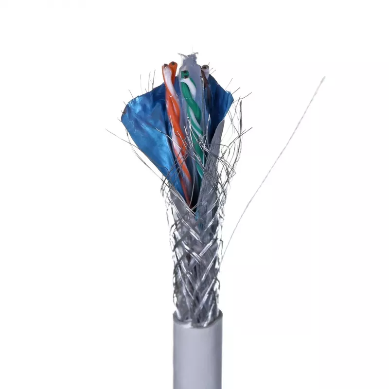 Cable de red LANBERG Cat6 SFTP LCS6-11CU-0305-S, 305 m, 23 AWG, gris, funda PVC
