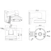 Soporte Hikvision DS-1272ZJ-120