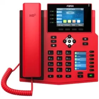 Teléfono IP Fanvil X5U-R rojo V2