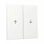 Tecla basculante Gira 2 canales flecha System 55 blanco puro (modelo 329427)