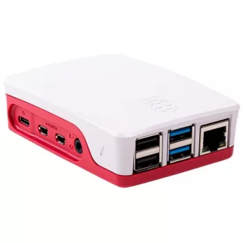 ALLNET accesorio para Raspberry Pi 4 - carcasa oficial roja/blanca para 4